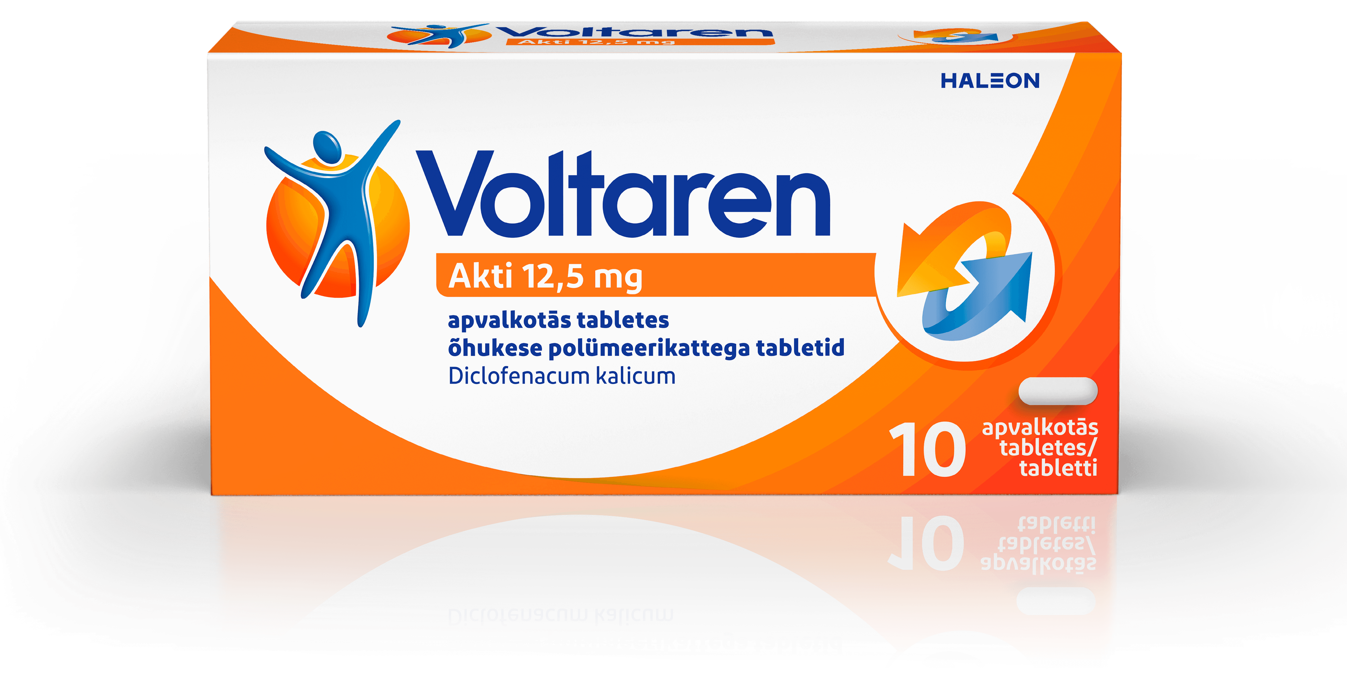 Voltaren Akti 12,5 mg apvalkotās tabletes (diclofenacum kalicum)