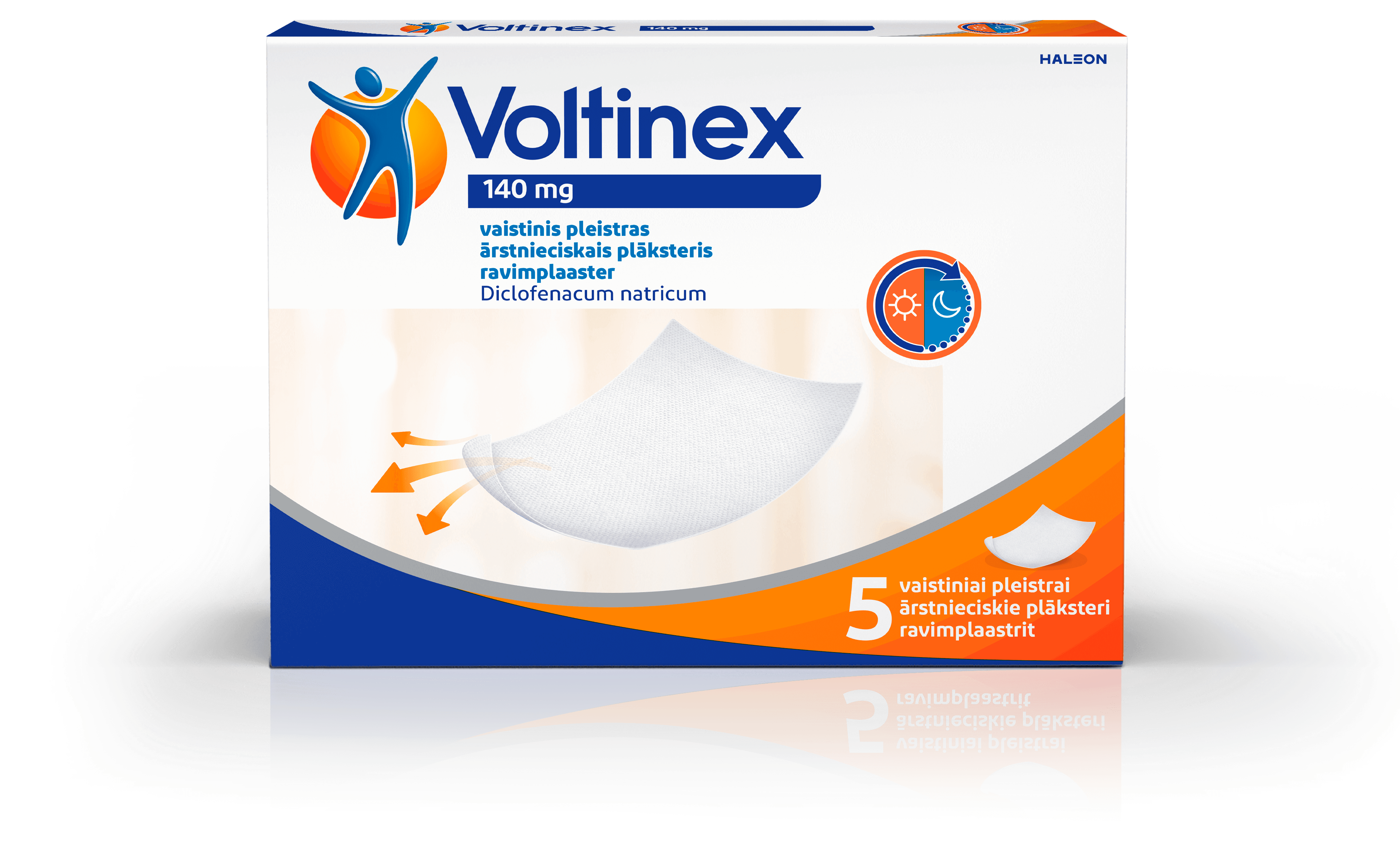 Voltinex 140 mg ārstnieciskais plāksteris (Diclofenacum natricum)